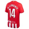 Original Fußballtrikot Atlético Madrid M. Llorente 14 Heimtrikot 2023-24 Für Herren